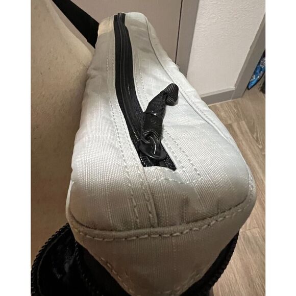 A.G. Spalding & Bros Laptop Bag Crossbody & Handle Briefcase Gray Nylon Travel - Picture 6 of 10